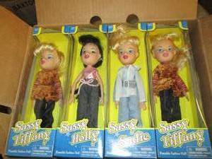 case of 12 new sassy holly dolls ...