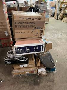 Pallet of items that need work or repair