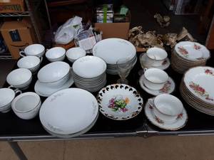 Nortake China (Partial), Other China Made In Germany, Glass Candle Holders