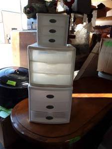 3-Small 3-Drawer Organizers