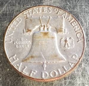 1955 FRANKLIN HALF DOLLAR