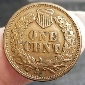 1865 INDIAN HEAD CENT XF45