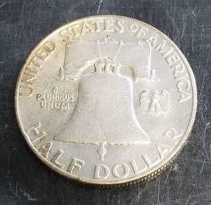 1958-D FRANKLIN HALF DOLLAR
