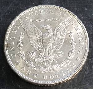 1885 MORGAN SILVER DOLLAR UNC