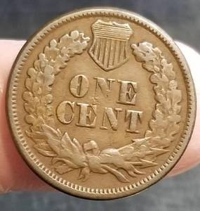 1877 INDIAN HEAD CENT VF20