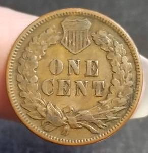 1884 INDIAN HEAD CENT AU