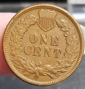 1889 INDIAN HEAD CENT AU