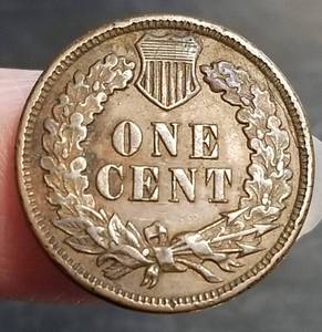 1890 INDIAN HEAD CENT AU
