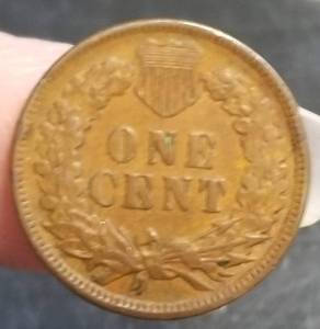 1895 INDIAN HEAD CENT FULL LIBERTY VF30