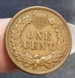 1897 INDIAN HEAD CENT AU