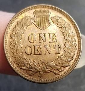 1904 INDIAN HEAD CENT UNC 4 DIAMONDS