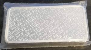10 TROY OZ .999 FINE SILVER BAR BUFFALO SEALED