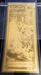120th TROY OZ .999 FINE GOLD CERTIFICATE