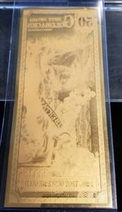 120th TROY OZ .999 FINE GOLD CERTIFICATE