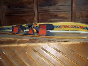 lot 5 image: Pair of gusto Lake region water ski...
