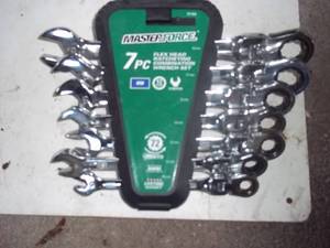 lot 48 image: Master force 7-pc flex head ratchet...