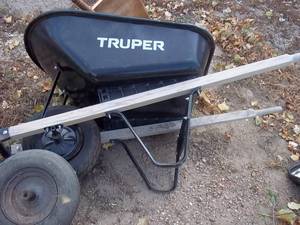 lot 53 image: Truper large capacity black metal w...