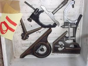 lot 91 image: Lot of assorted Vintage Micrometers...