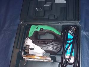 lot 135 image: Almost New Hitachi 5.5amp Jigsaw in...
