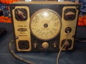 lot 147 image: Antique Triumph model 120 signal ge...