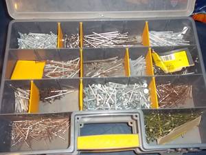 lot 151 image: (2) Zag portable parts organizers f...