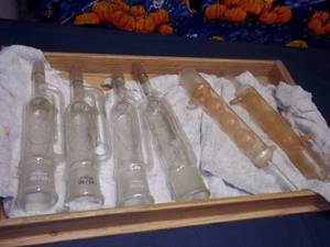 lot 165 image: Lot of (6) Scientific tubular shape...