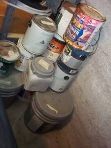 lot 170 image: Large lot of assorted 1-gallon and ...