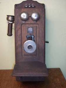 lot 337 image: Antique American Electric telephone...