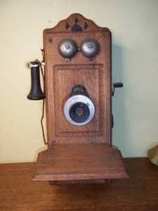 lot 342 image: Antique Kellogg telephone...