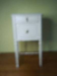 lot 352 image: Cute vintage table with contents...