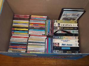 lot 368 image: Box of CDs and movies...