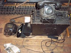 lot 412 image: Lot of antique piano parts, phone a...