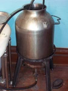 lot 501 image: Vintage propane water heater with r...