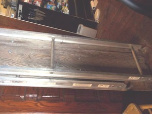 lot 294 image: 2 Werner aluminum scaffolding plank...