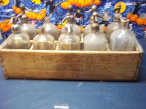 lot 243 image: Lot of (16) Clear Antique Glass Sel...