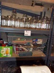lot 255 image: 4-tier heavy duty metal storage she...