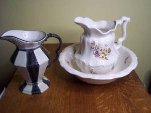 lot 320 image: Basin and pitcher set by Athena and...