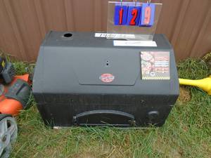 lot 129 image: New Charbroil grill. Assembly required. Heavy unit. As shown.