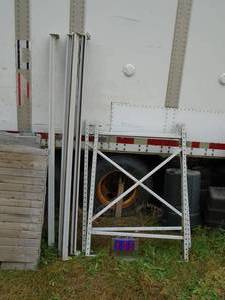 lot 132 image: 60 x 42 x 96 pallet rack with 4 cross bars. As shown.