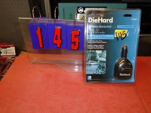 lot 145 image: Die Hard 140 watt power inverter. New in box. As shown.