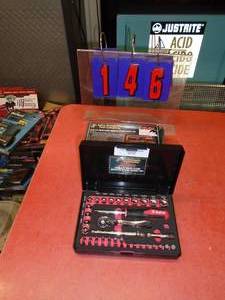 lot 146 image: Astro Pneumatic 41 piece 14 drive socket set. New in box. As shown.