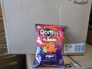 Case of Doritos Flamas Chips...