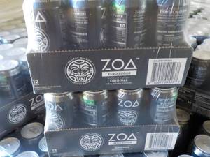 2 - 12 packs ZOA Zero Sugar Energy ...