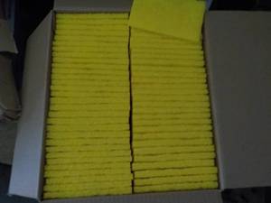 Case of 60 - 3 x 5 Scrubbing Pads...