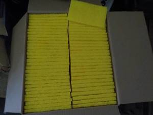 Case of 60 - 3 x 5 Scrubbing Pads...