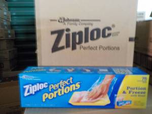 Case of 12 Boxes Ziploc Perfect Por...