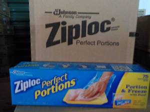 Case of 12 Boxes Ziploc Perfect Por...