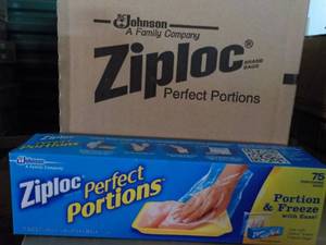 Case of 12 Boxes Ziploc Perfect Por...