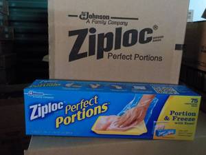 Case of 12 Boxes Ziploc Perfect Por...