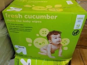 Box of 1200 Fresh Cucumber Cloth Li...